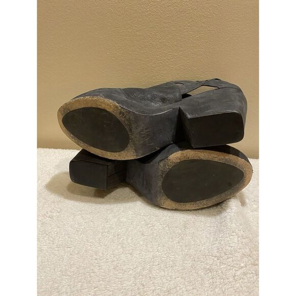 Eileen Fisher Womens Slip-On Cuban Heels Sling Back Booties Black Size 10 - Picture 6 of 7